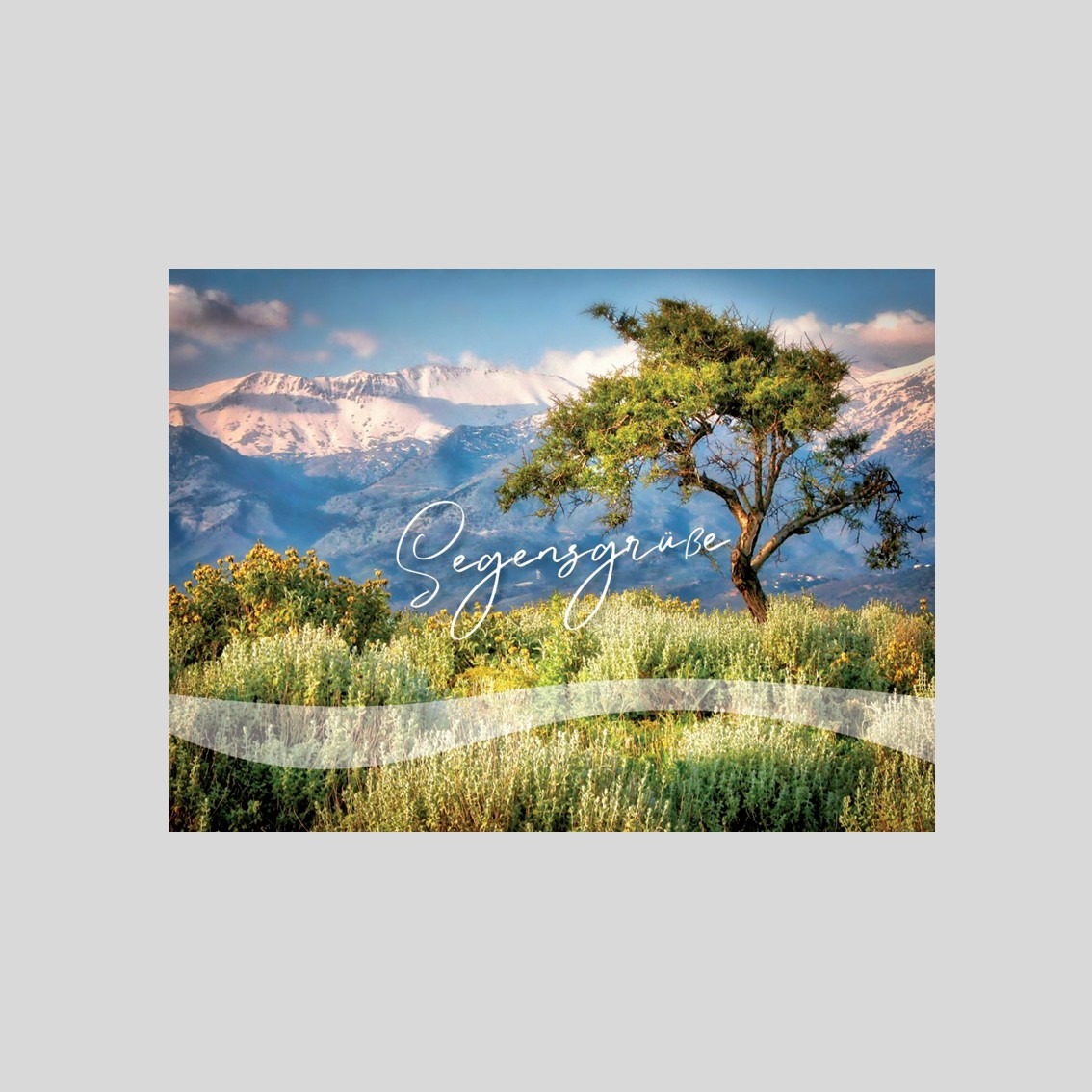 Faltkarte Segensgrüße – Kreta-Berglandschaft (NEU)