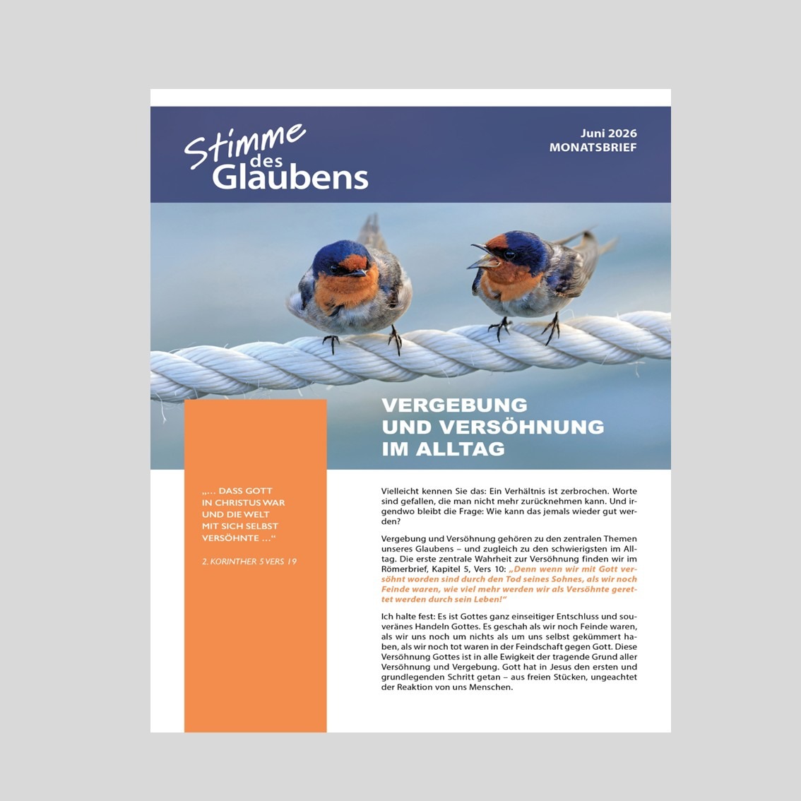 Monatsbrief Juni 2026