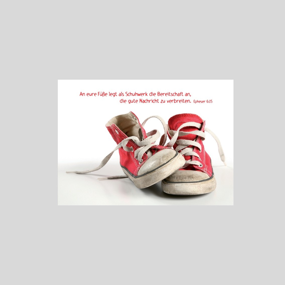 Postkarte “Rote Schuhe”
