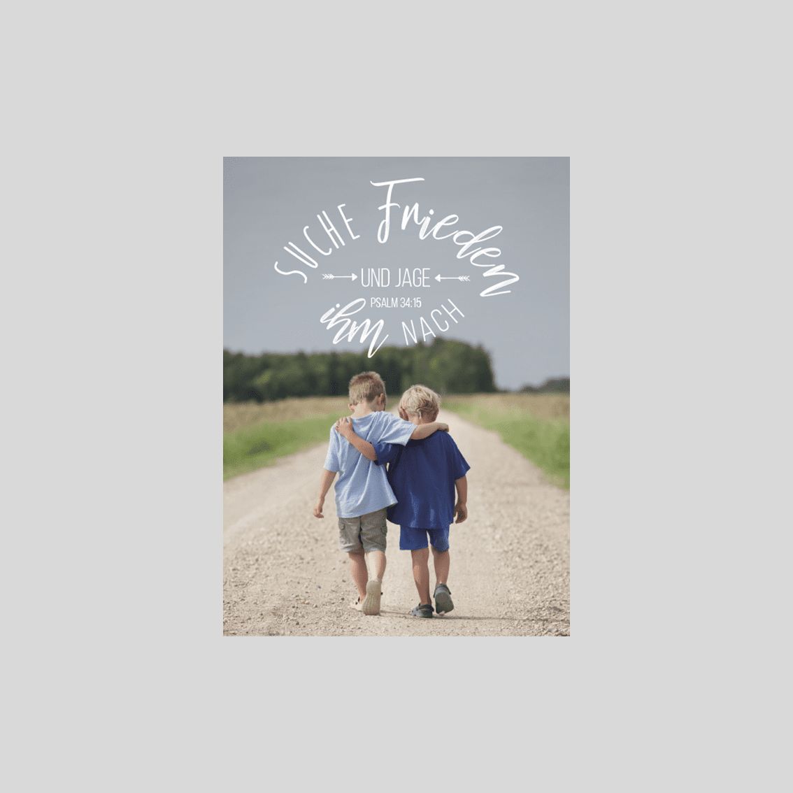 Postkarte Friedenskinder