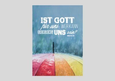 Postkarte-Nr.-50-Regenschirm
