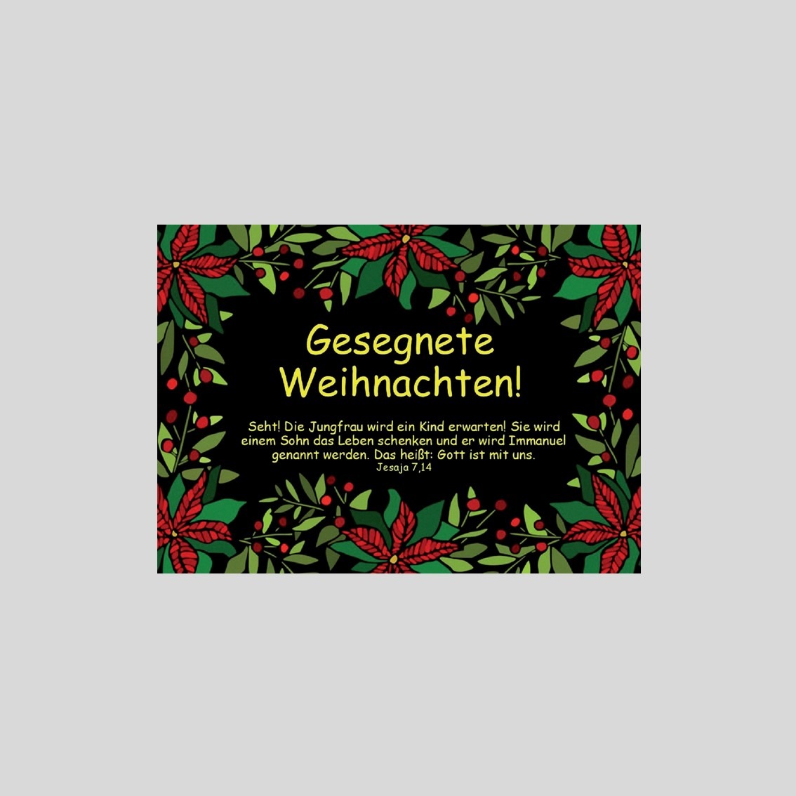 Weihnachts- Postkarte 2024